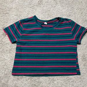 Stripped Crop Top